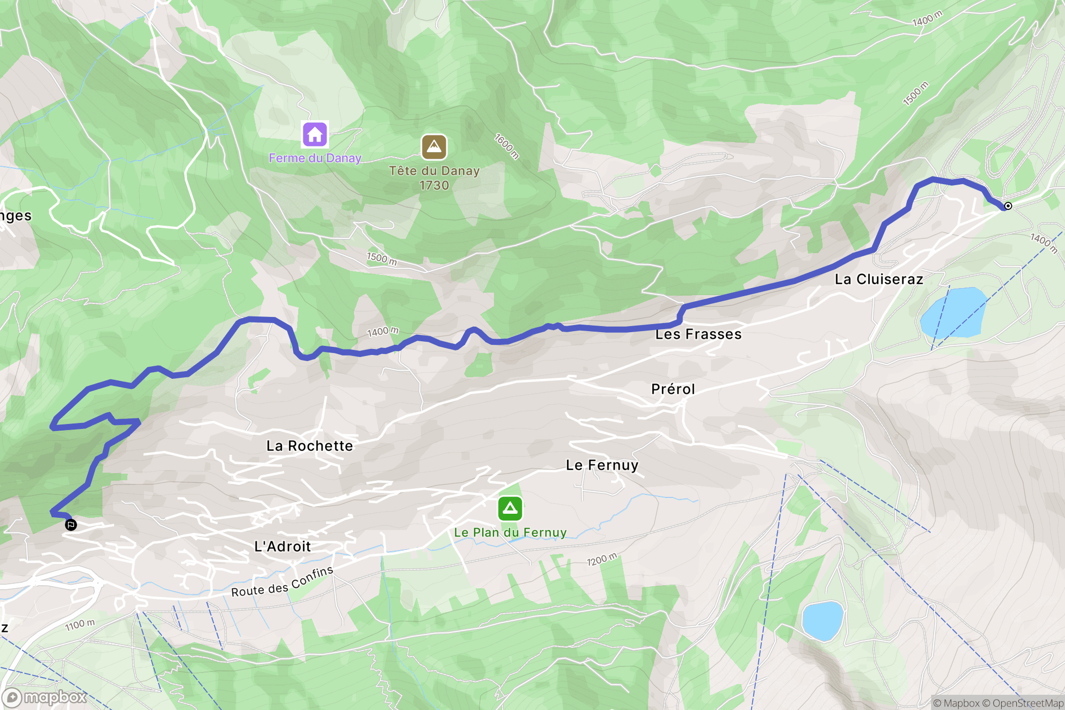 La Clusaz: routekaart voor buitenactiviteiten - France