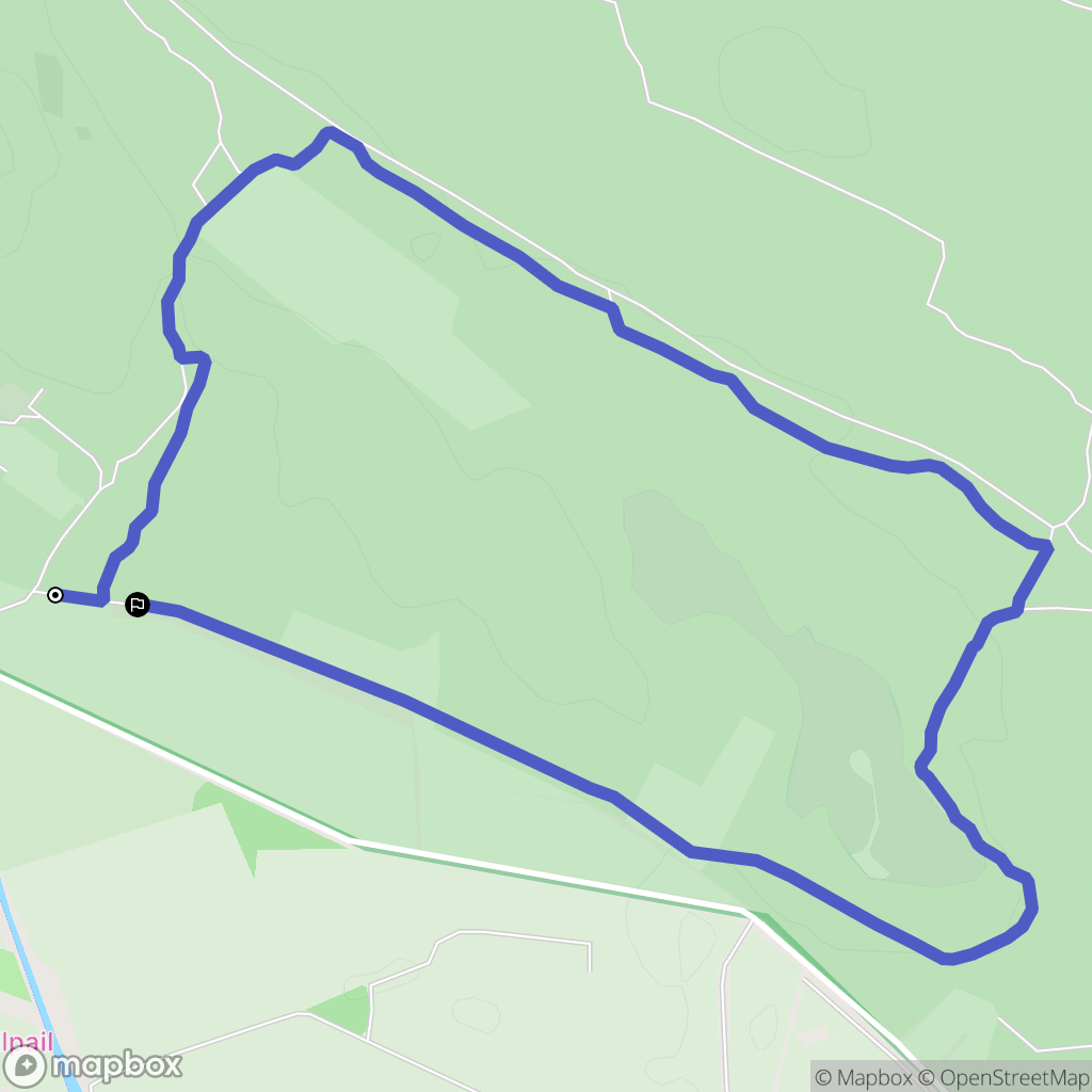 Saint-Martin-de-Crau : carte du parcours de randonnée - France