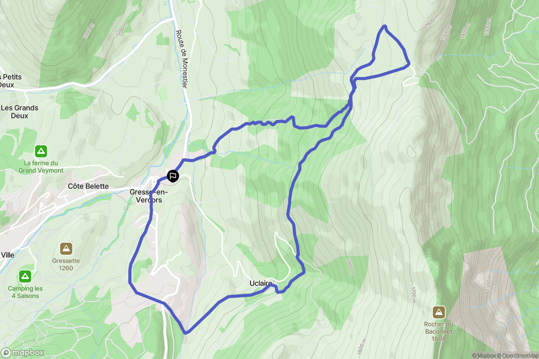 Gresse-en-Vercors: routekaart voor buitenactiviteiten - France