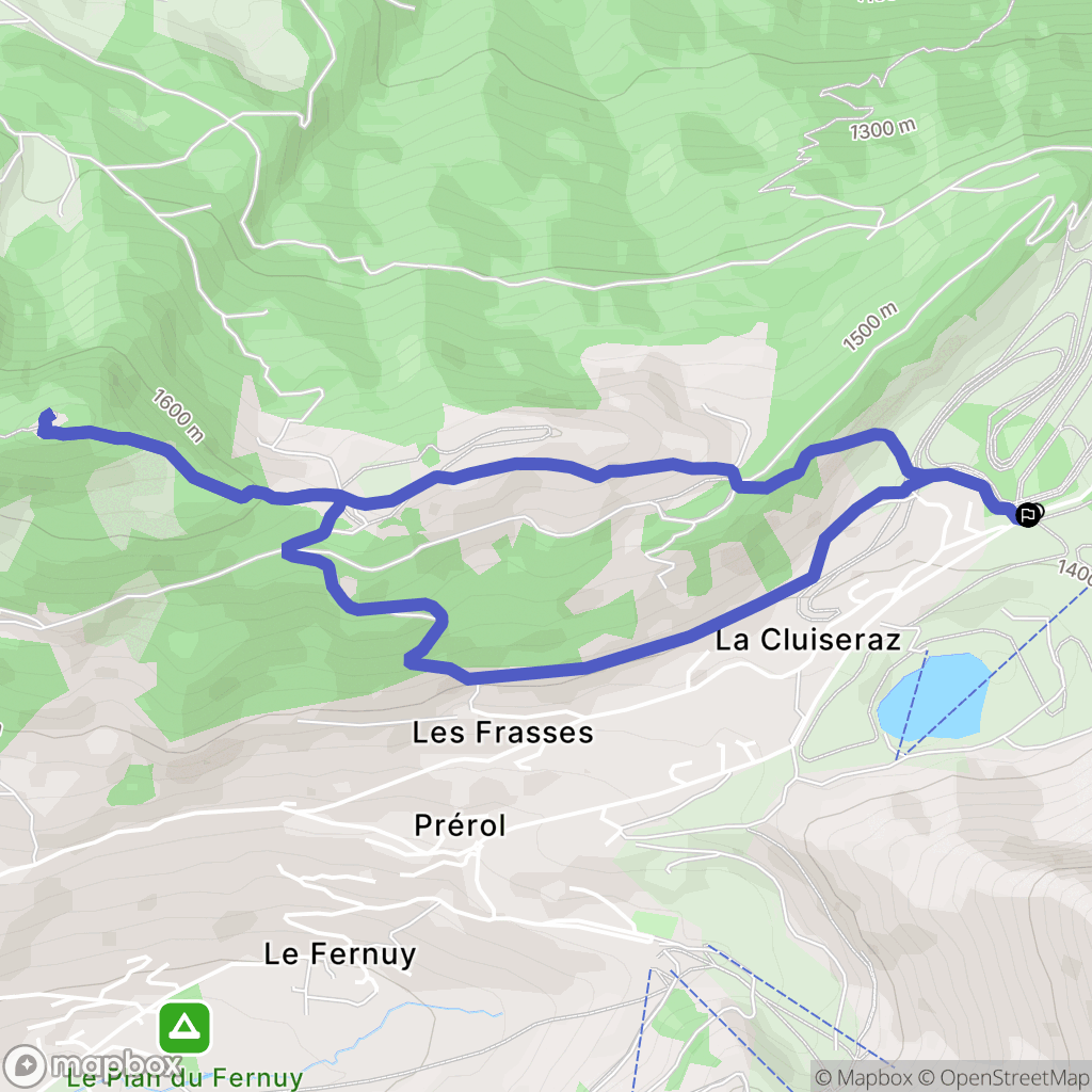 La Clusaz: routekaart voor buitenactiviteiten - France