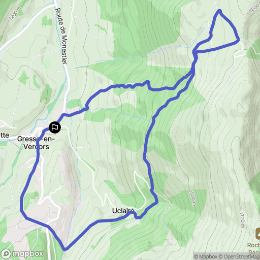 Gresse-en-Vercors: routekaart voor buitenactiviteiten - France