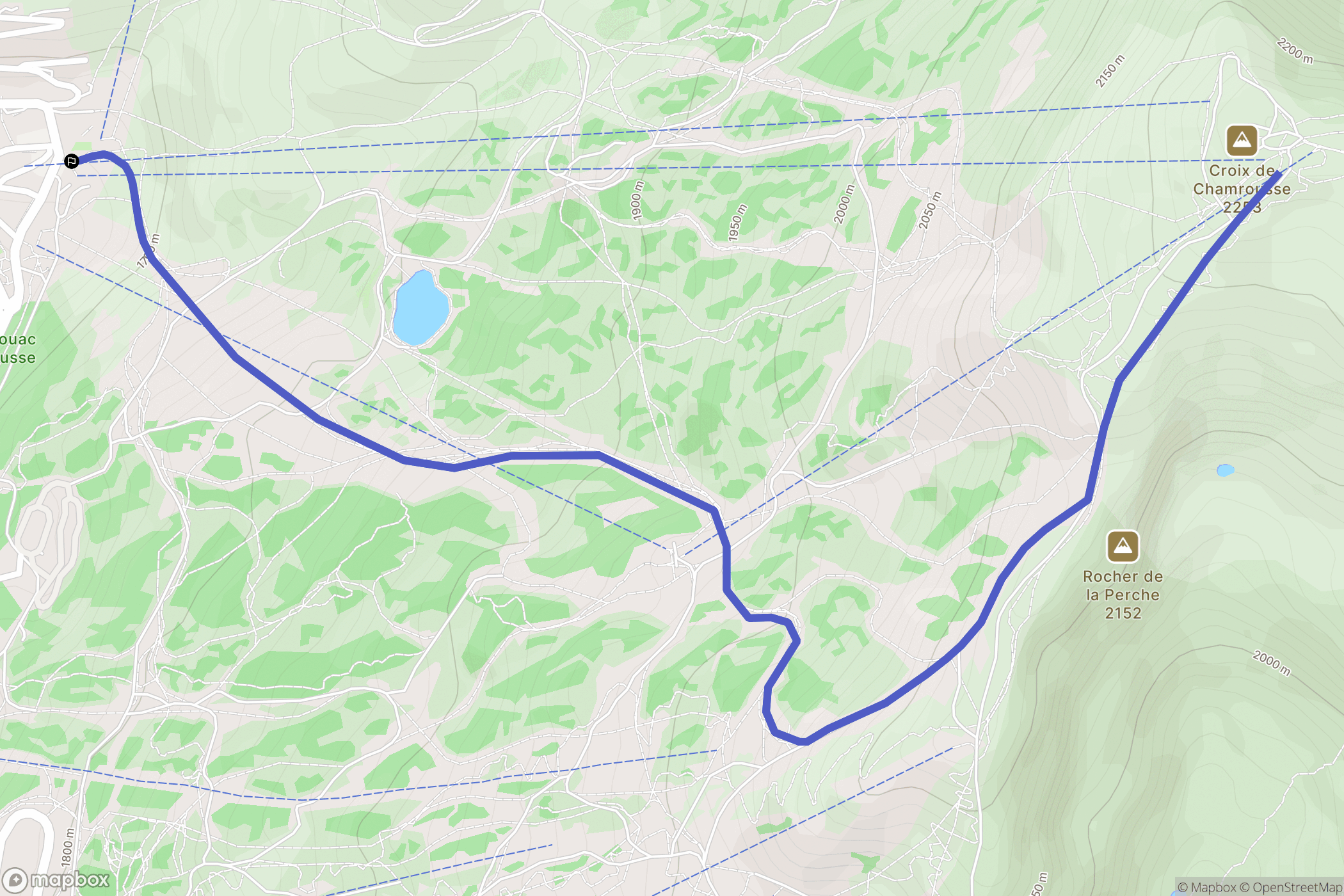 Chamrousse: routekaart voor buitenactiviteiten - France
