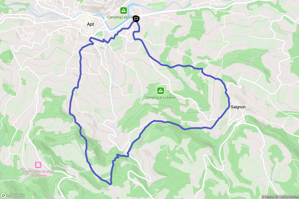 Apt: routekaart voor buitenactiviteiten - France