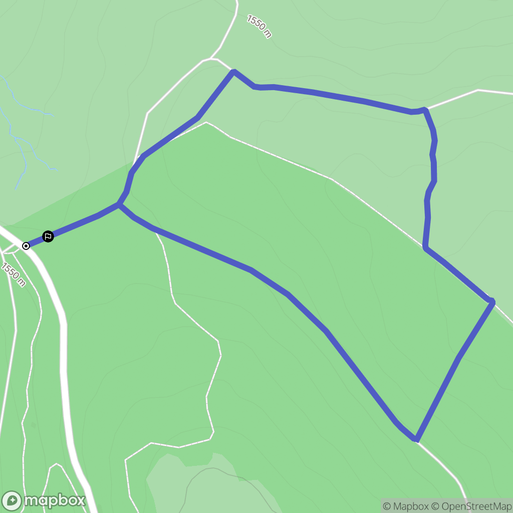 Pont-de-Montvert-Sud-Mont-Lozère : carte du parcours de randonnée - France