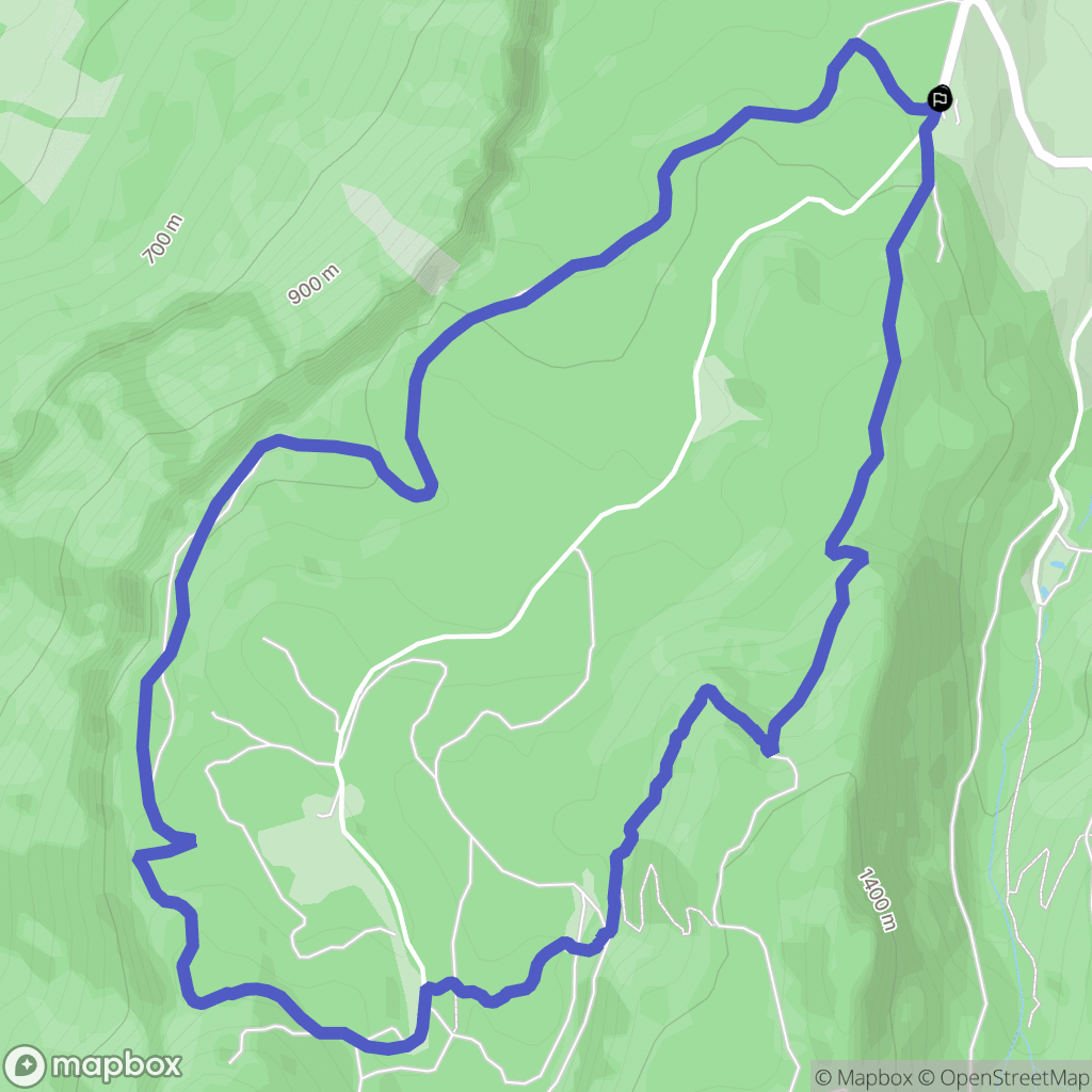 Saint-Christophe-sur-Guiers : carte du parcours de randonnée - France