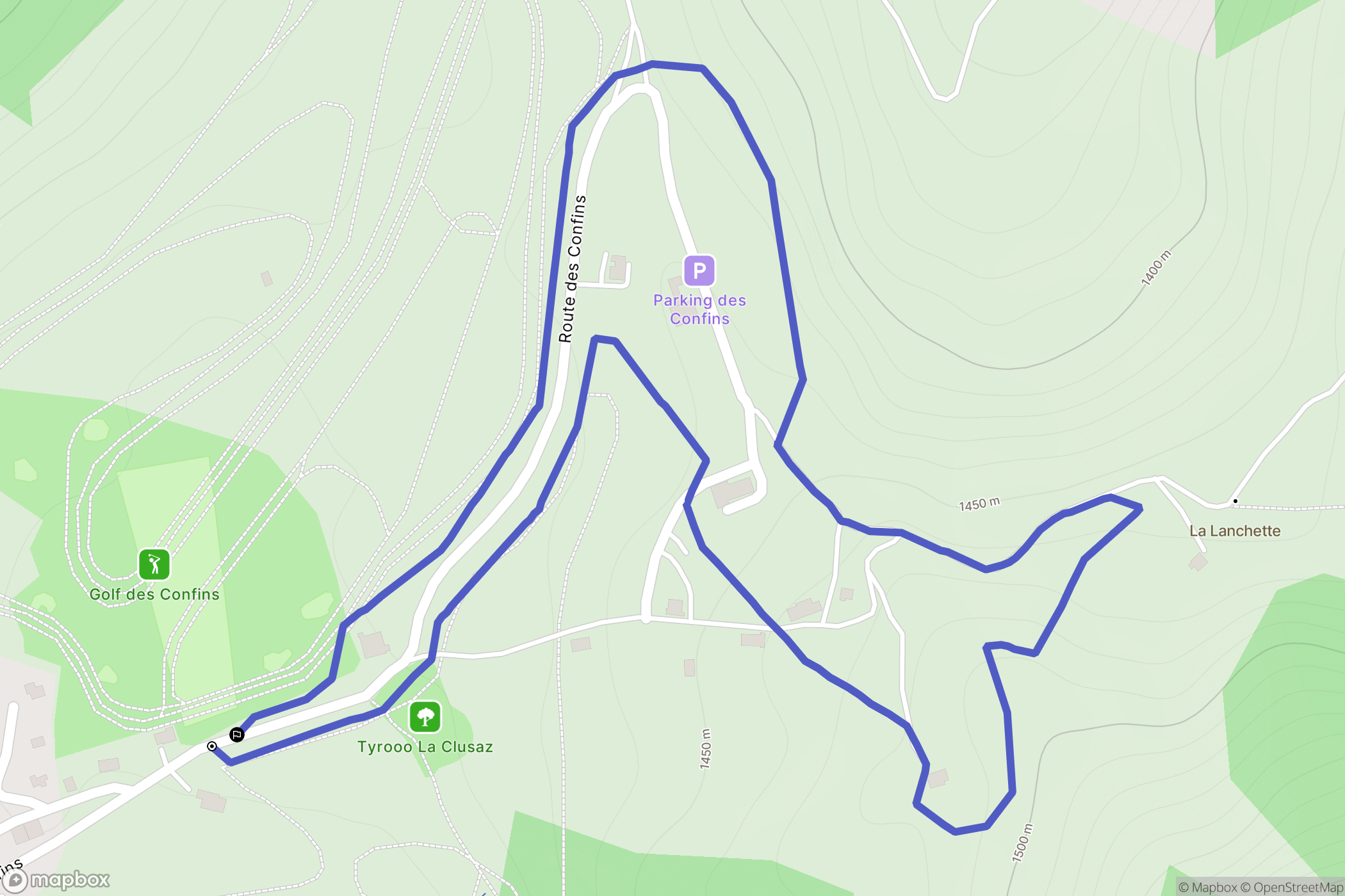 La Clusaz: routekaart voor buitenactiviteiten - France
