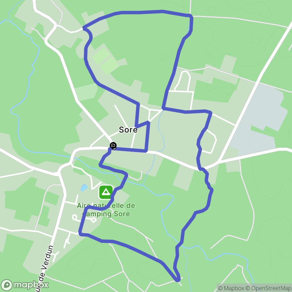 Sore: routekaart voor buitenactiviteiten - France