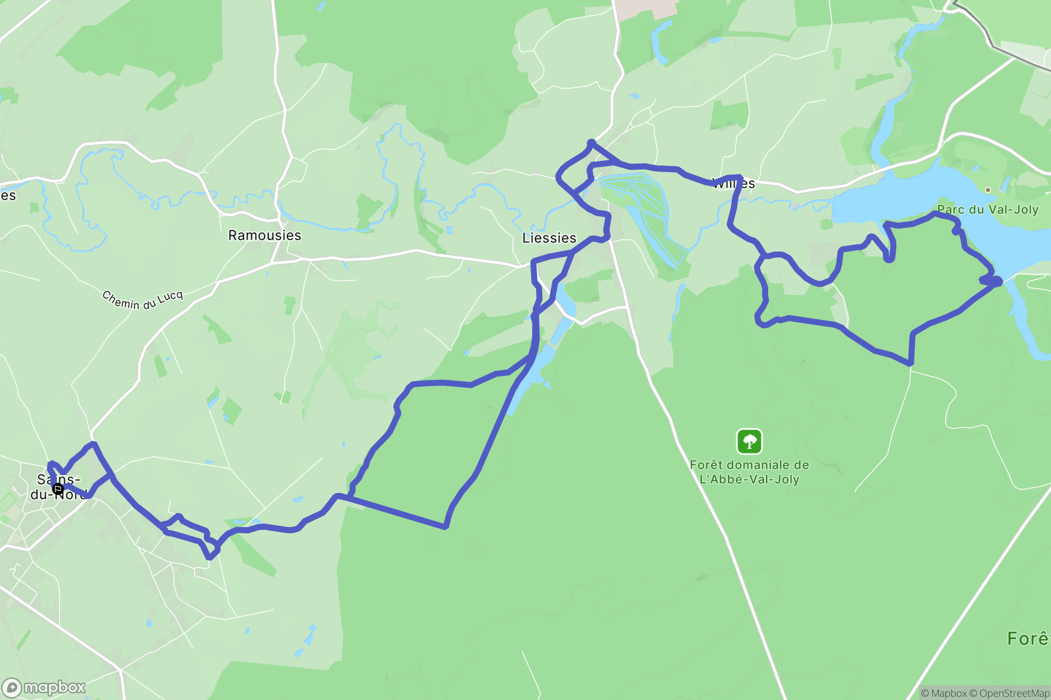 Sains-du-Nord: routekaart voor buitenactiviteiten - France
