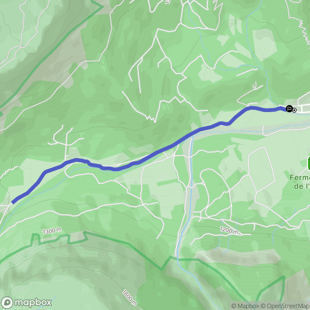 Chichilianne : carte du parcours de randonnée - France