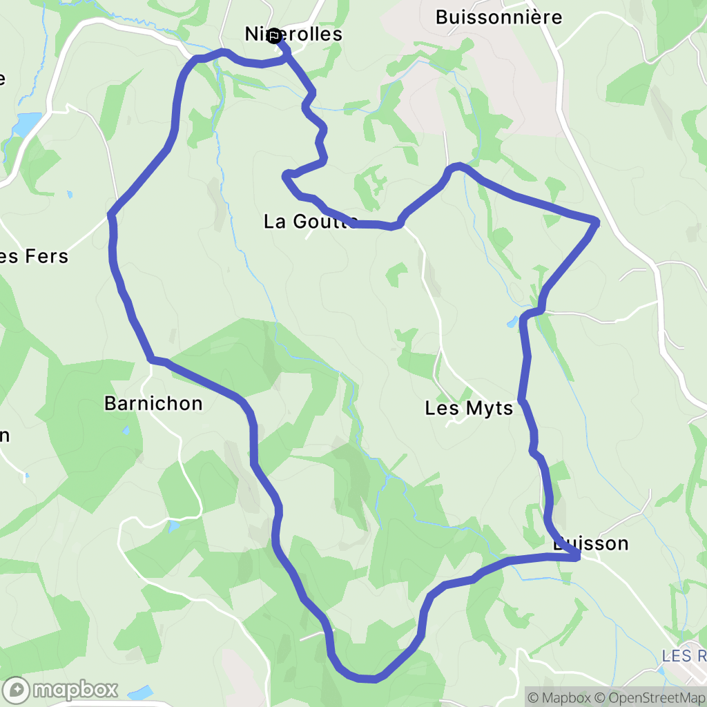 Nizerolles: routekaart voor buitenactiviteiten - France
