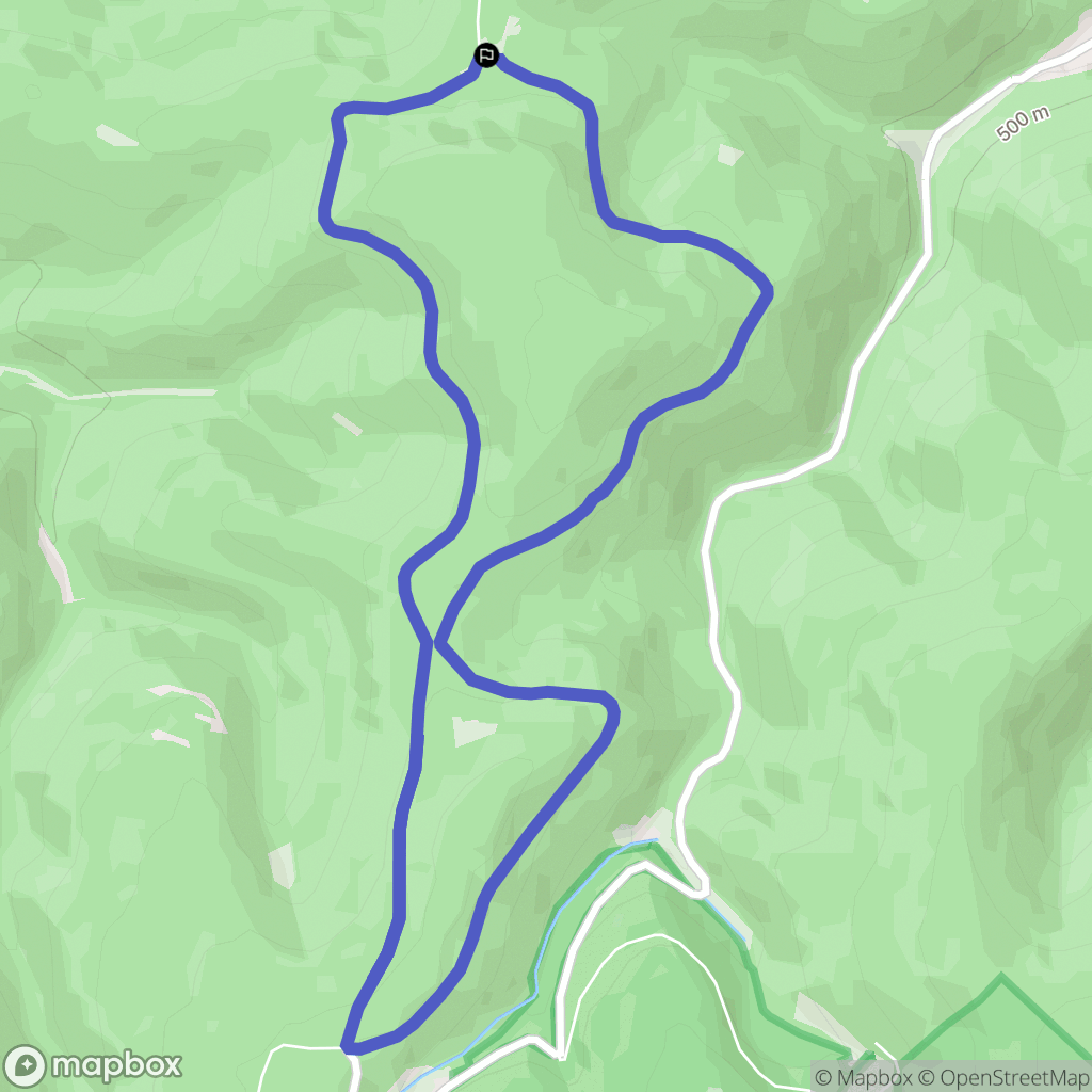 Dabo : carte du parcours de randonnée - France