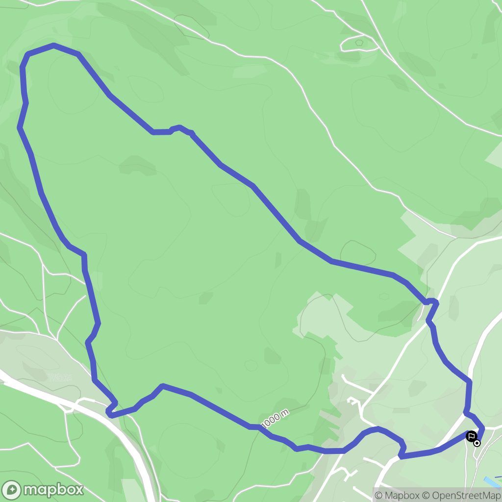 Morbier : carte du parcours de randonnée - France