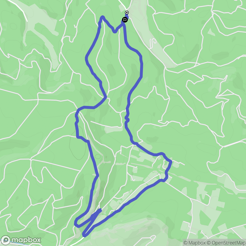 Saint-Étienne-du-Grès : carte du parcours de randonnée - France