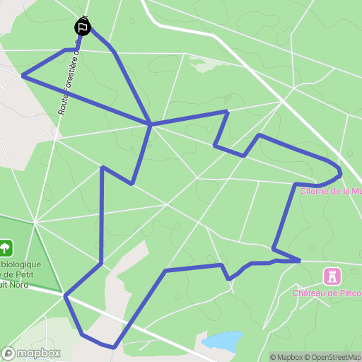 Gambaiseuil : carte du parcours de randonnée - France