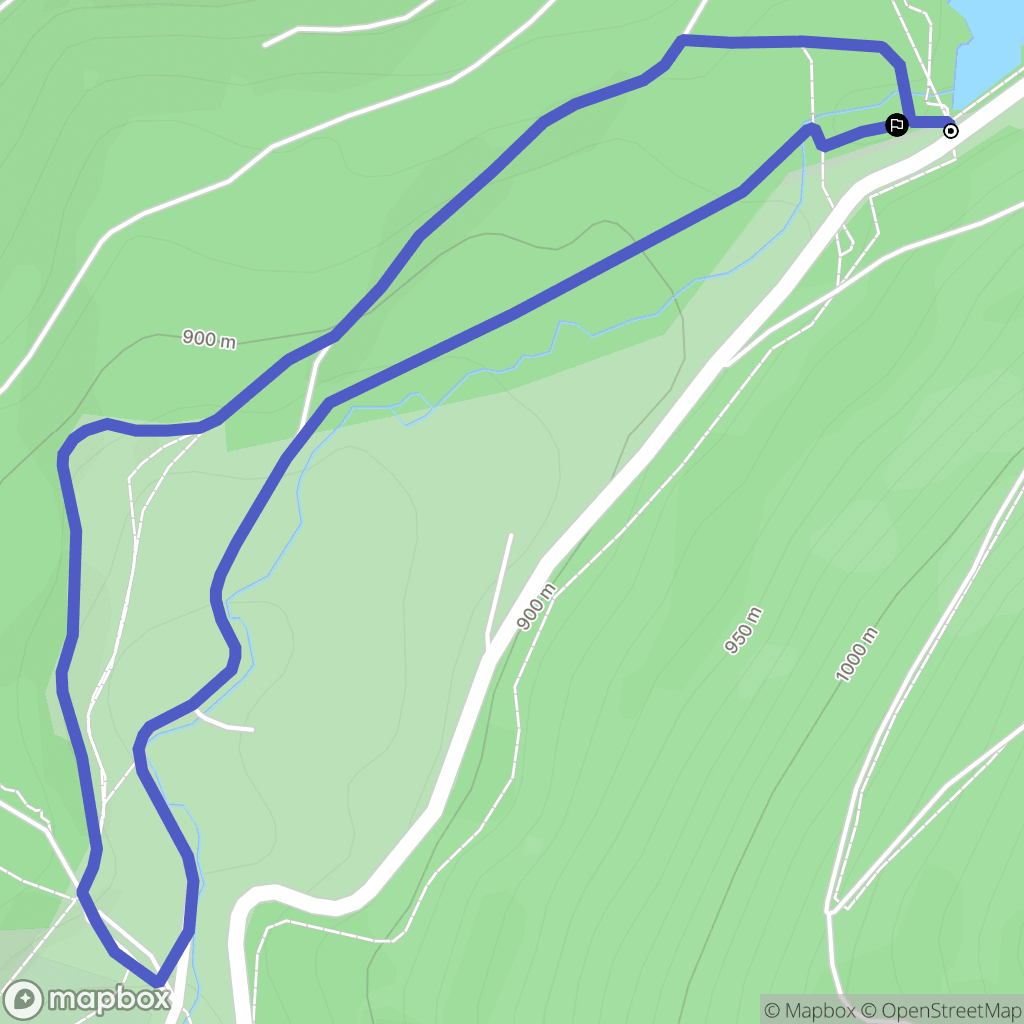La Bresse : carte du parcours de randonnée - France