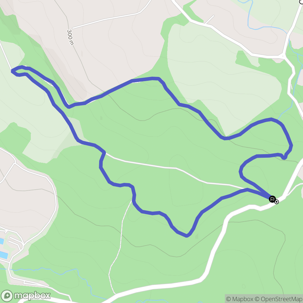 Estialescq : carte du parcours de randonnée - France
