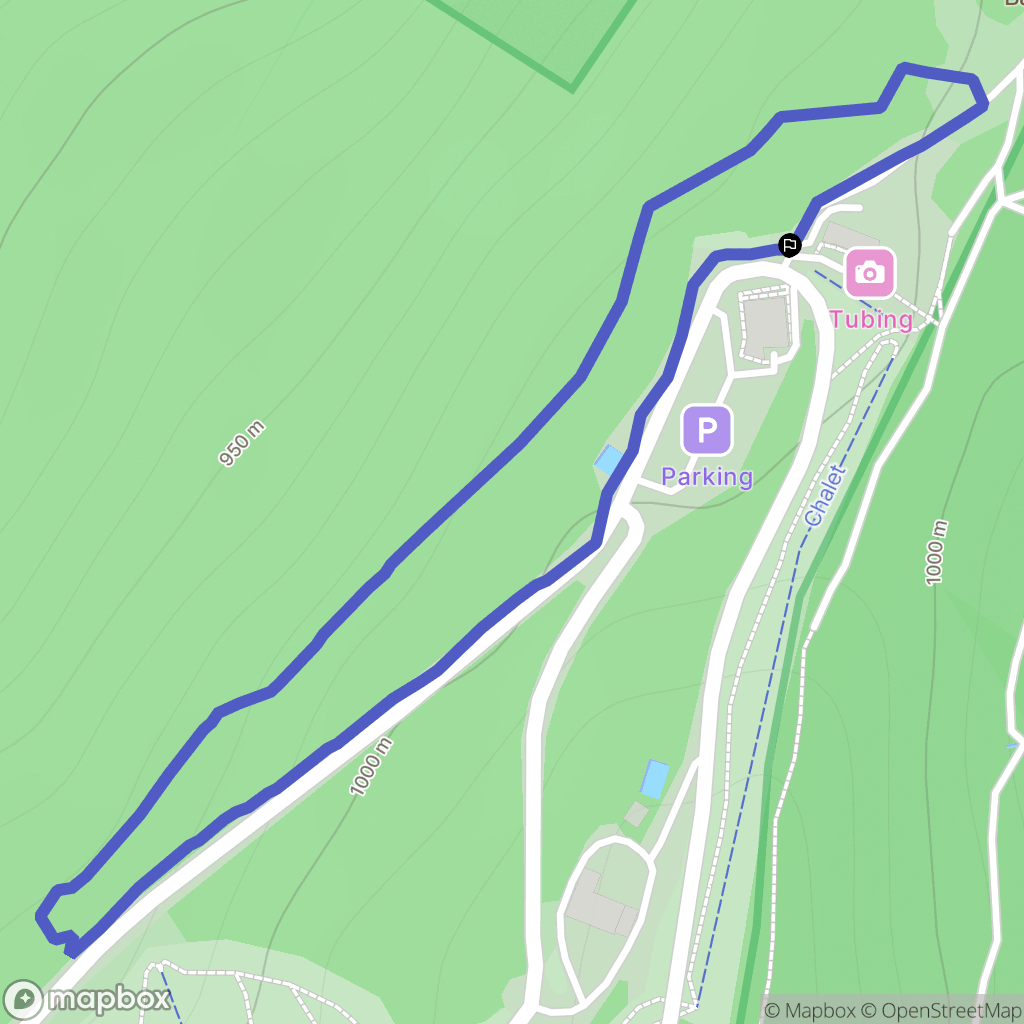Plancher-les-Mines : carte du parcours de randonnée - France