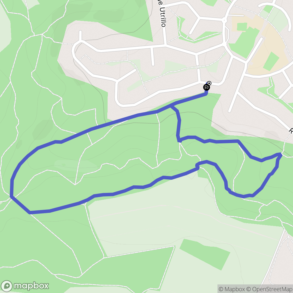 Etréchy : carte du parcours de randonnée - France