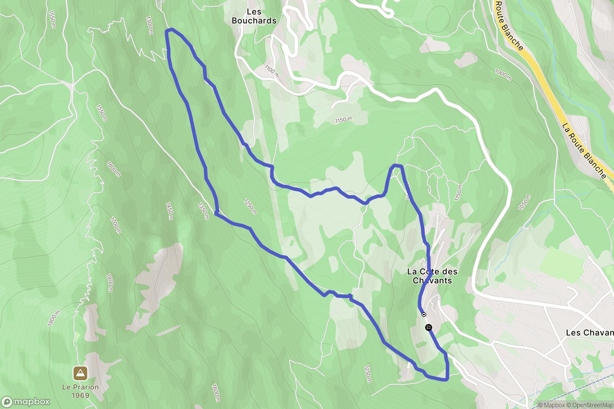 Les Houches: routekaart voor buitenactiviteiten - France
