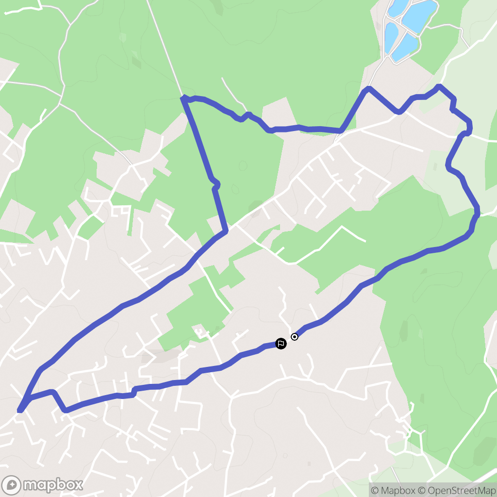 Saint-Maximin-la-Sainte-Baume : carte du parcours de randonnée - France