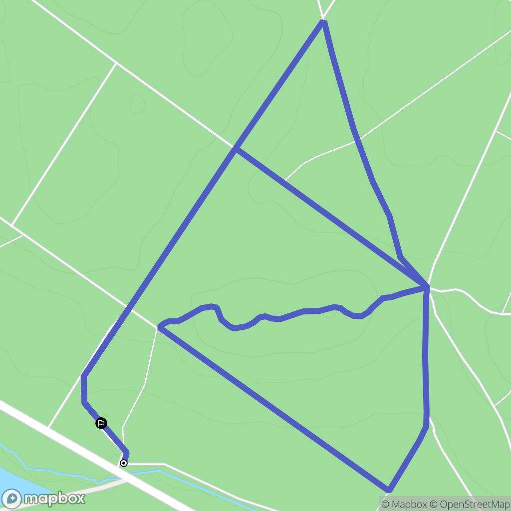 Rochefort-en-Yvelines : carte du parcours de randonnée - France