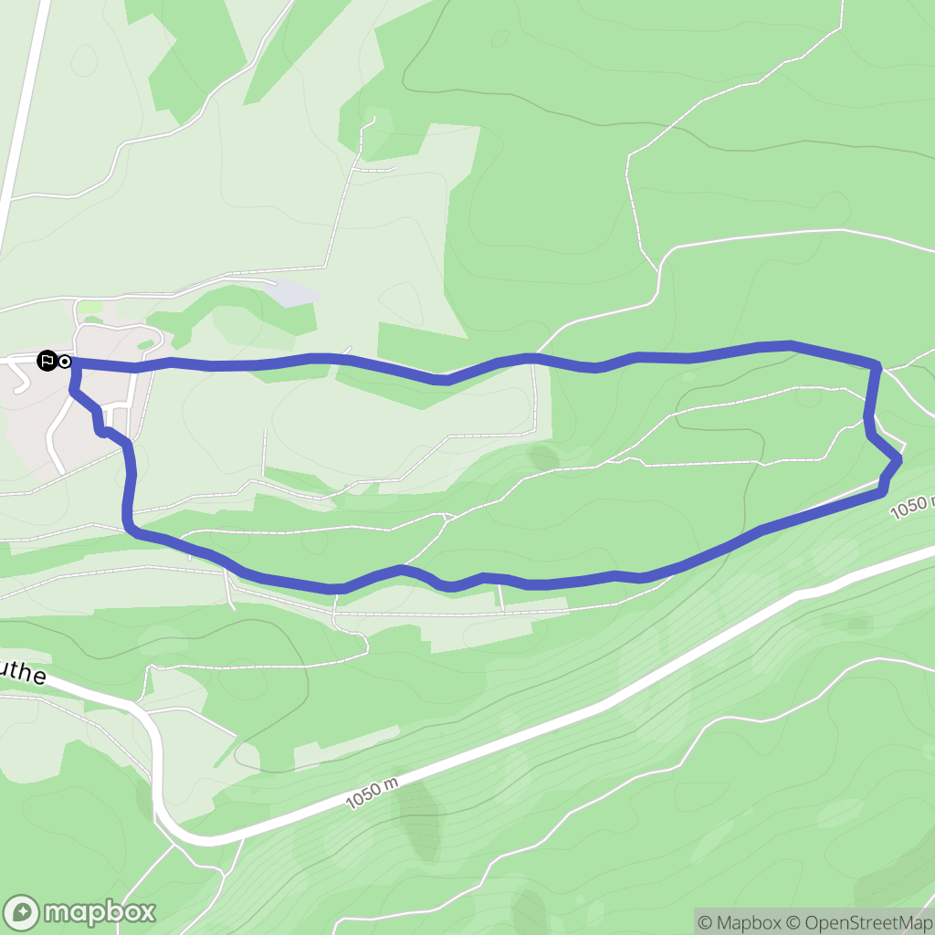 Cerniébaud : carte du parcours de randonnée - France