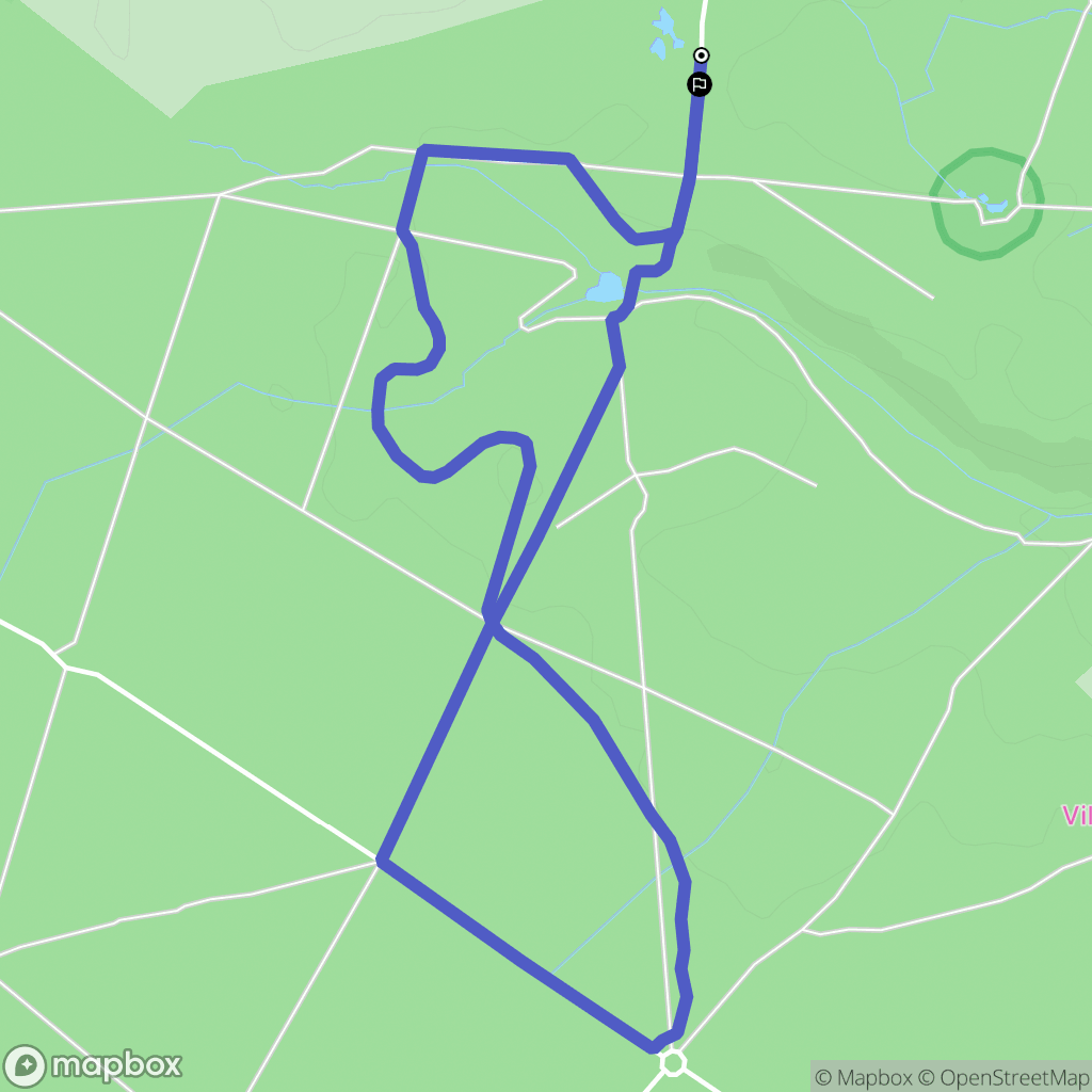 Saint-Léger-en-Yvelines : carte du parcours de randonnée - France