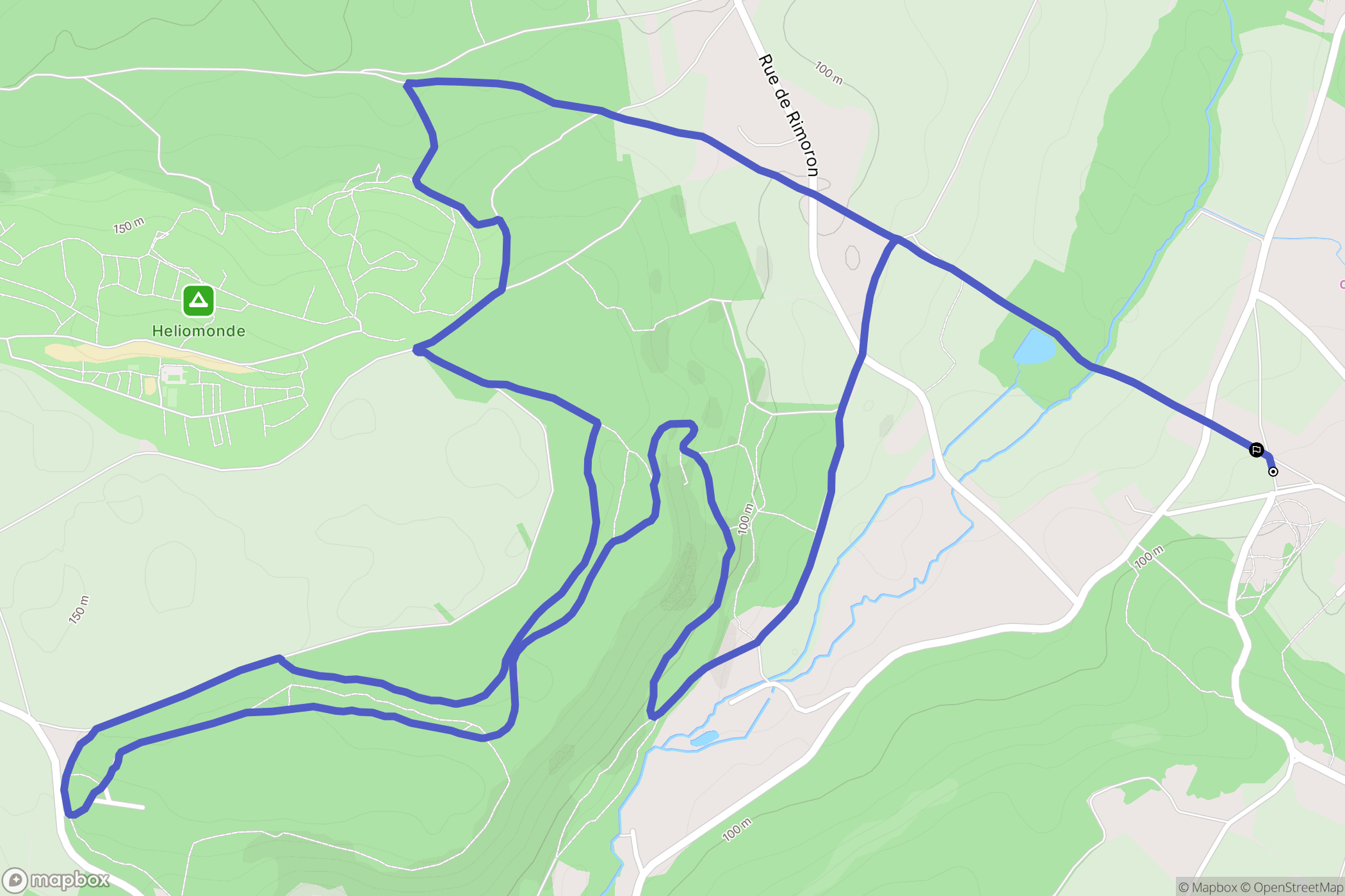 Saint-Sulpice-de-Favières: routekaart voor buitenactiviteiten - France