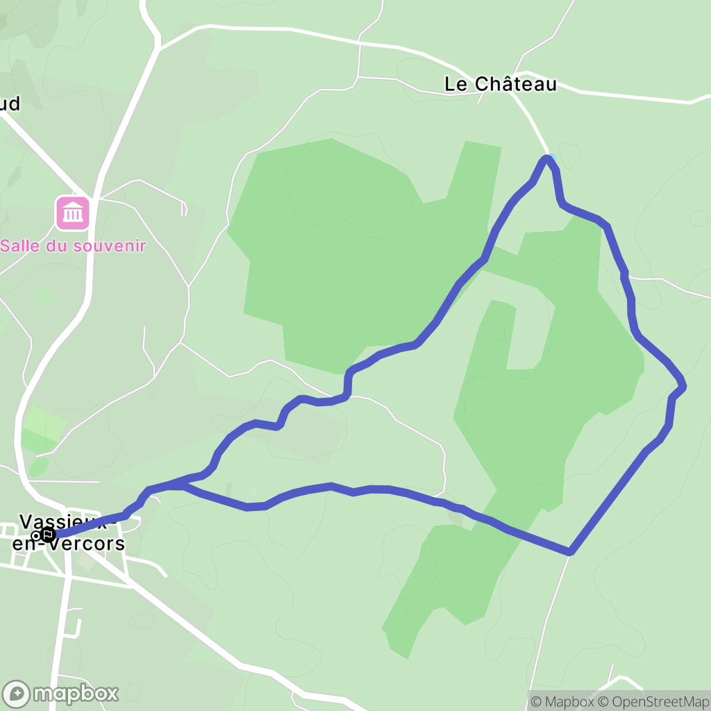 Vassieux-en-Vercors: routekaart voor buitenactiviteiten - France