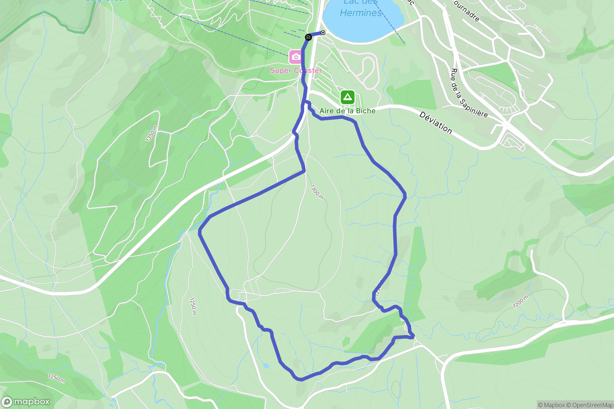 Super Besse: routekaart voor buitenactiviteiten - France