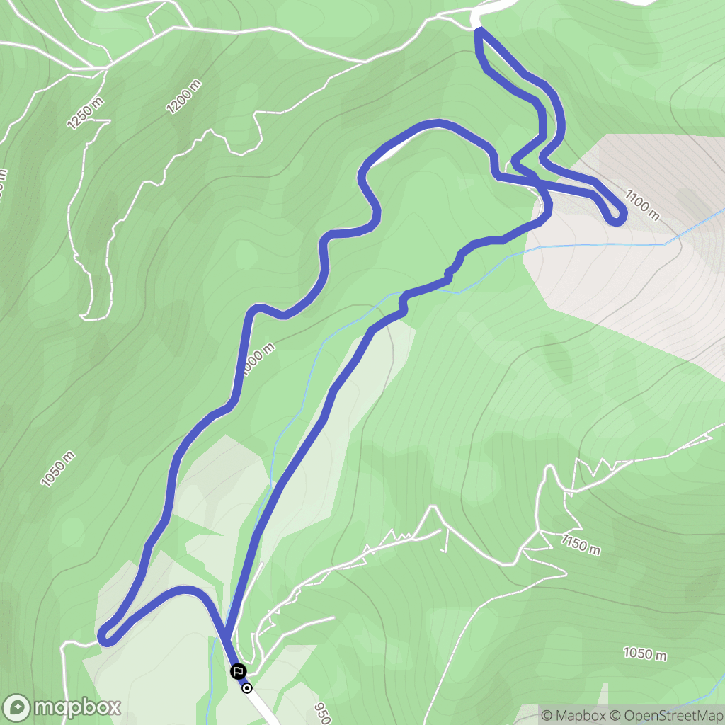 Tréminis : carte du parcours de randonnée - France