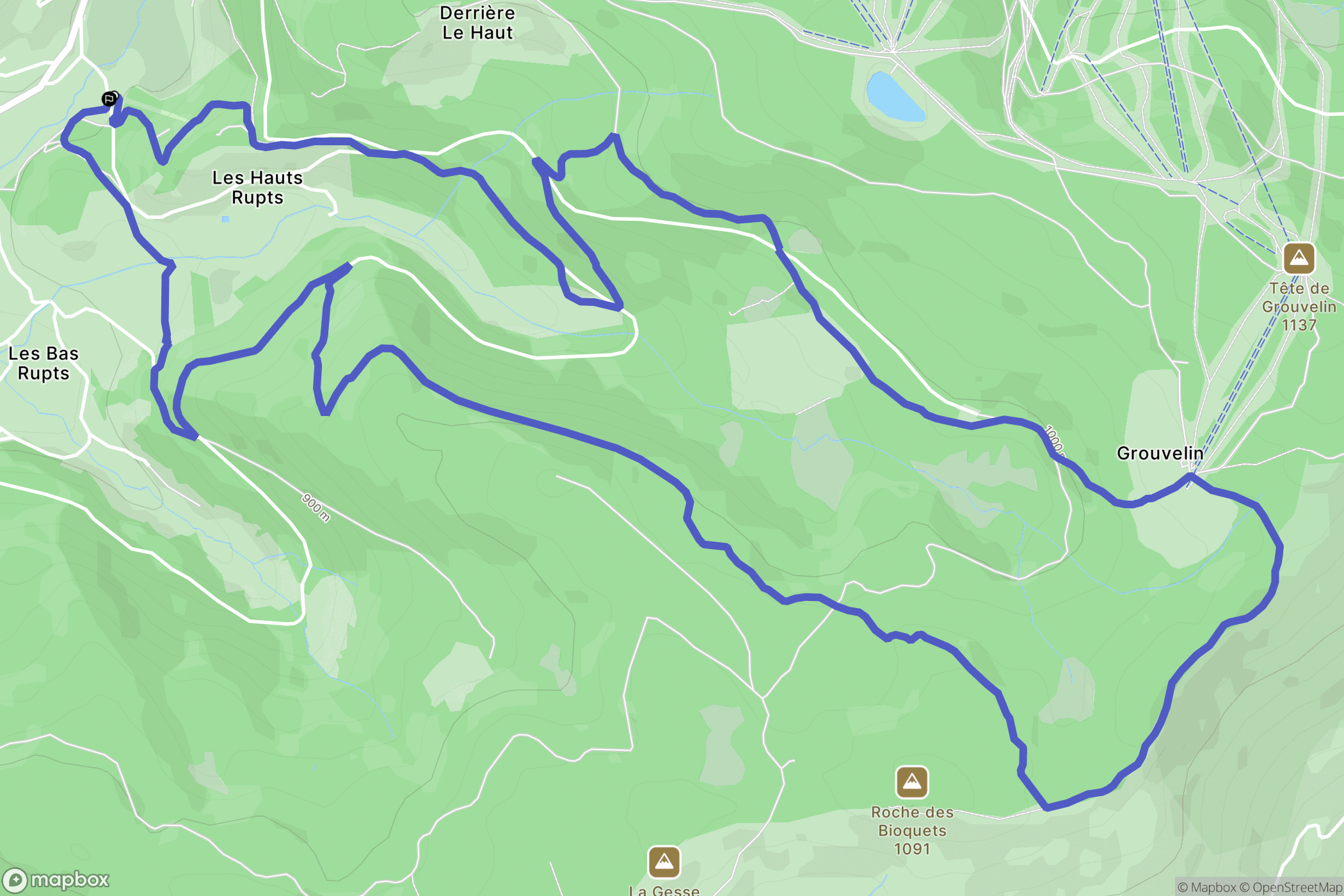 Gérardmer: routekaart voor buitenactiviteiten - France