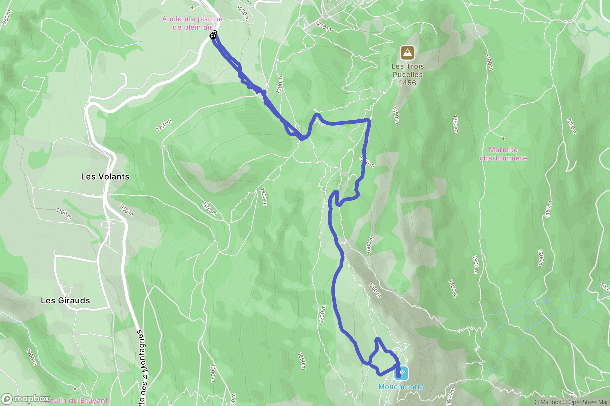 Saint-Nizier-du-Moucherotte: routekaart voor buitenactiviteiten - France
