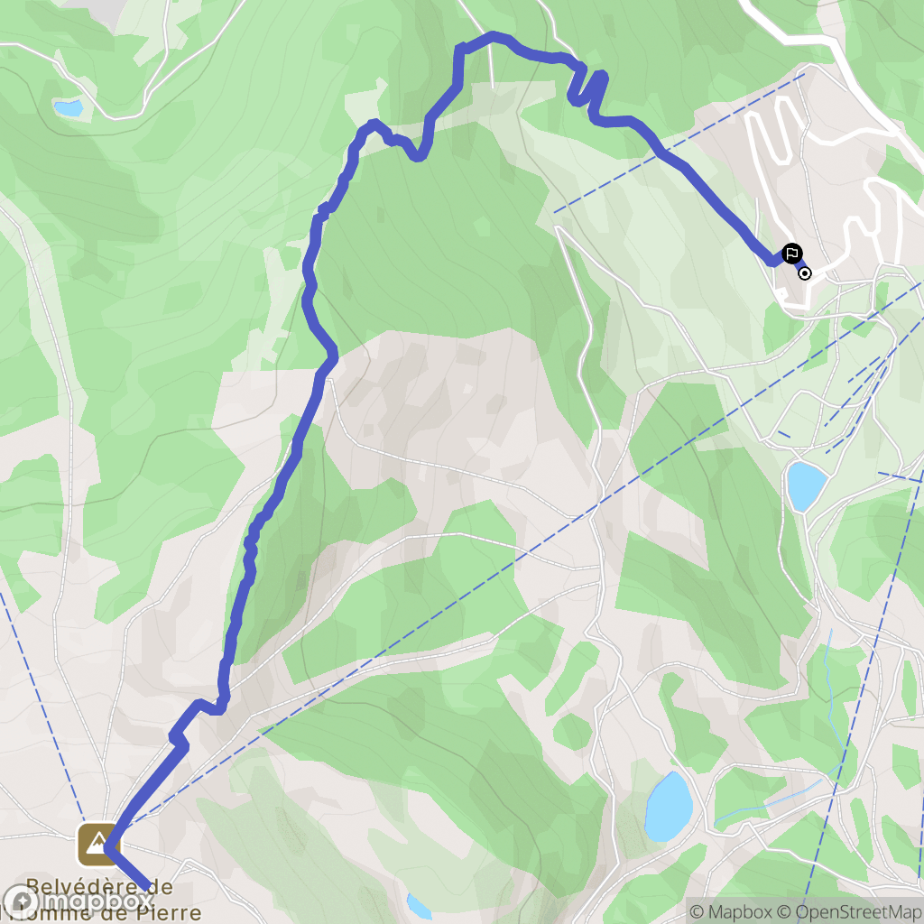 Risoul : carte du parcours de randonnée - France