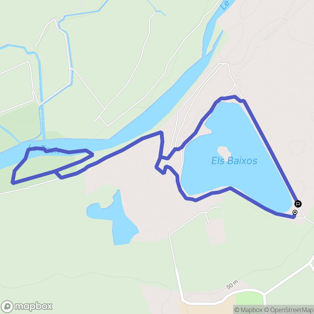 Villelongue dels Monts : carte du parcours de randonnée - France