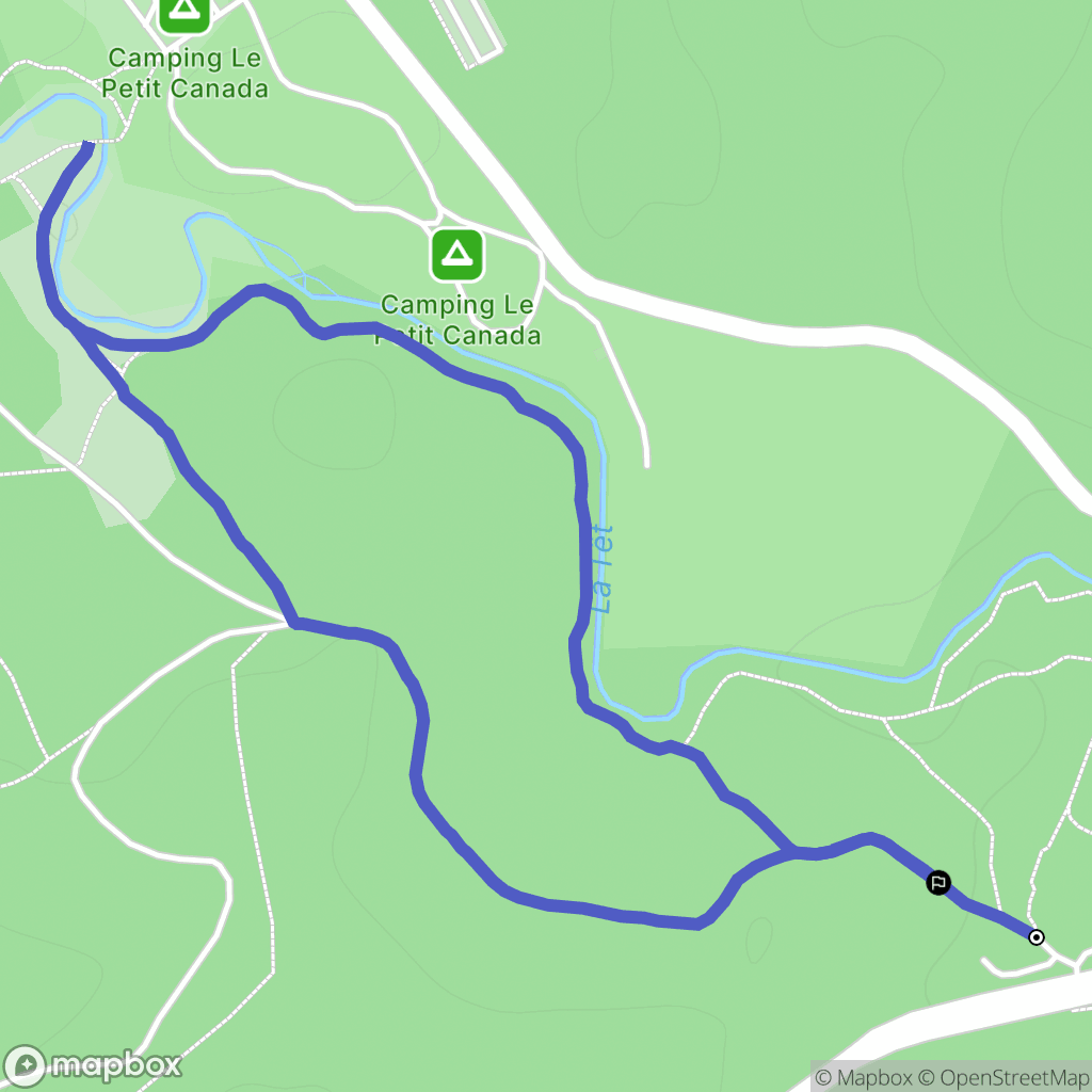 Mont-Louis, Font-Romeu : carte du parcours de randonnée - France