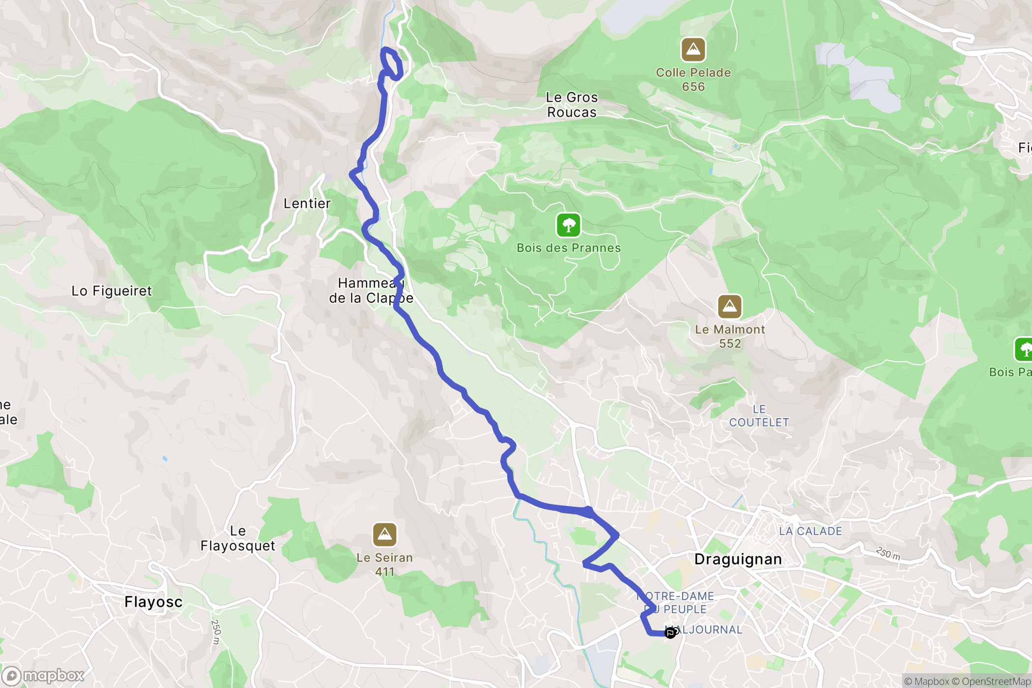 Draguignan: routekaart voor buitenactiviteiten - France