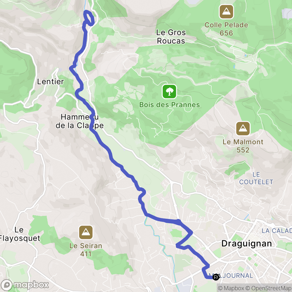Draguignan: routekaart voor buitenactiviteiten - France