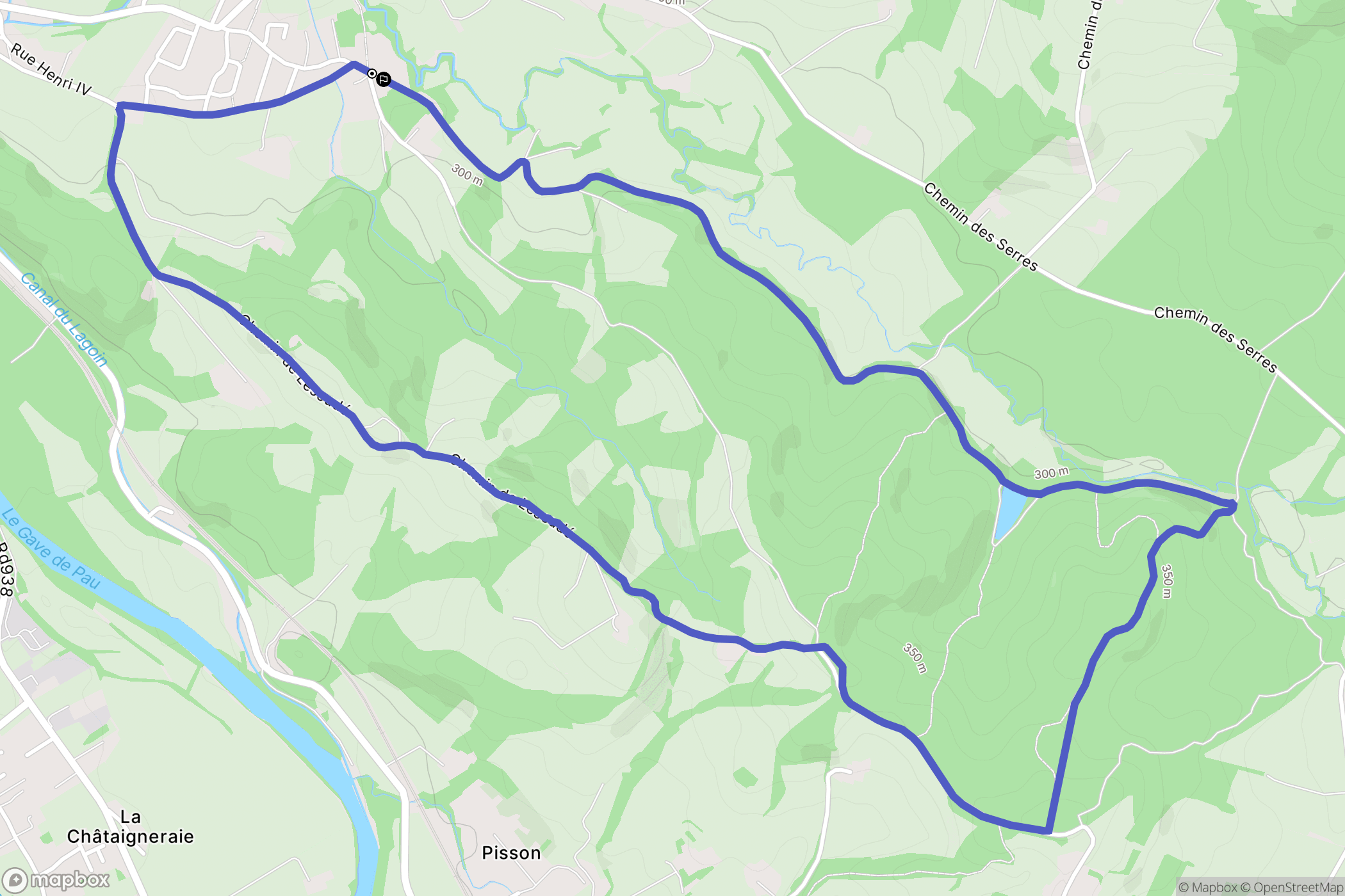 Coarraze: routekaart voor buitenactiviteiten - France