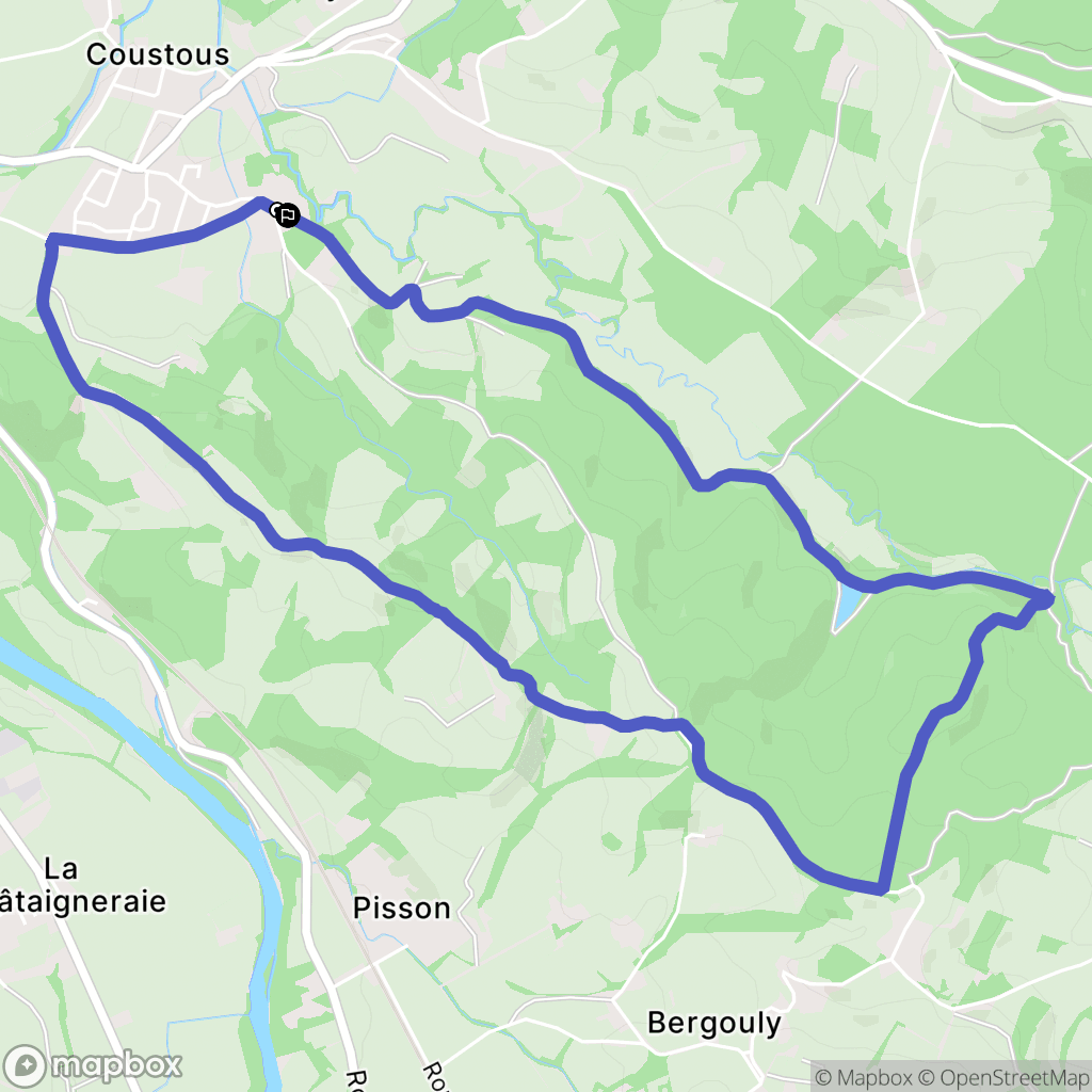 Coarraze: routekaart voor buitenactiviteiten - France