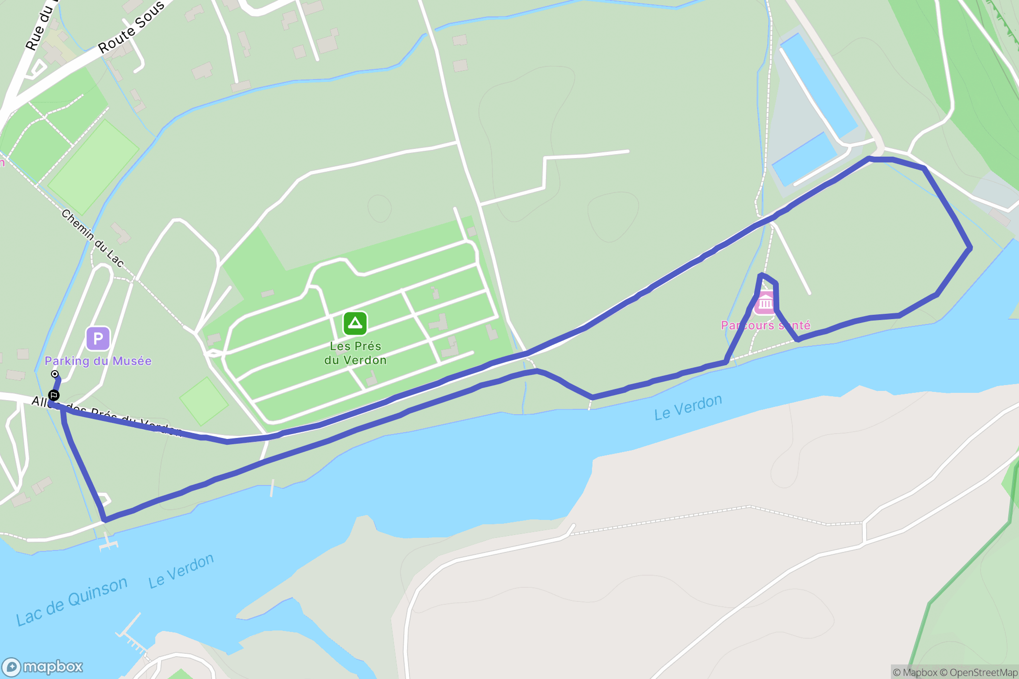 Quinson: routekaart voor buitenactiviteiten - France