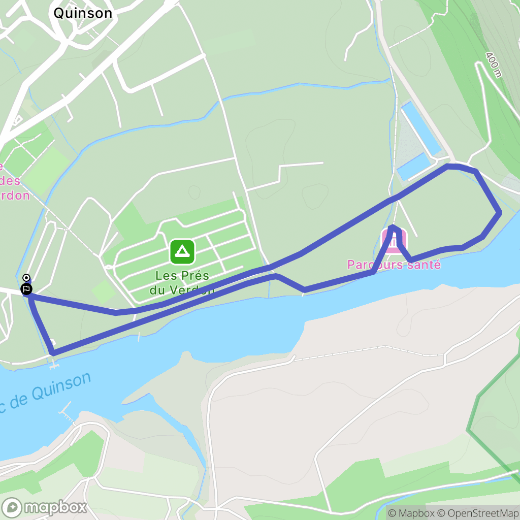 Quinson: routekaart voor buitenactiviteiten - France