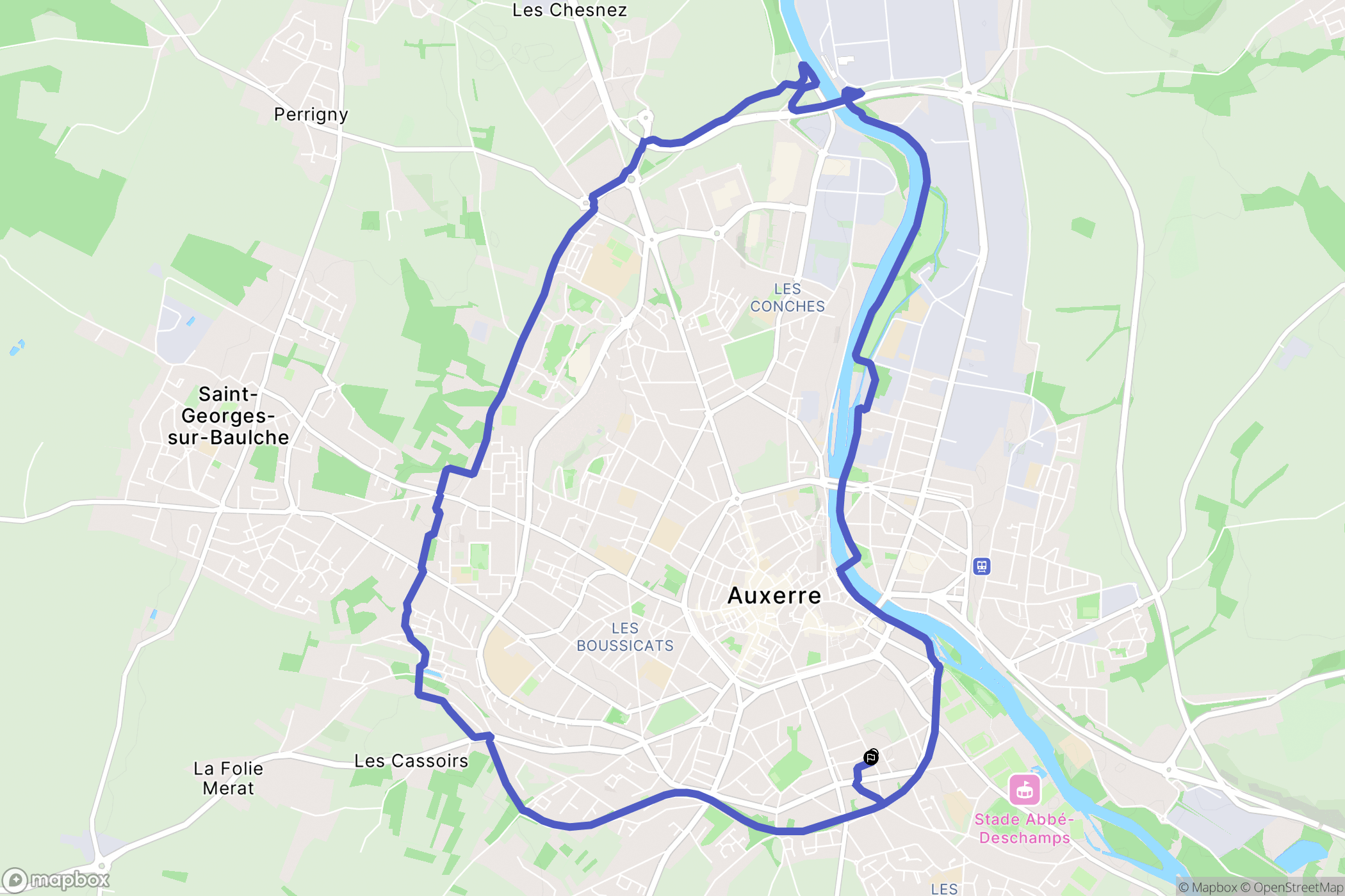 Auxerre: routekaart voor buitenactiviteiten - France