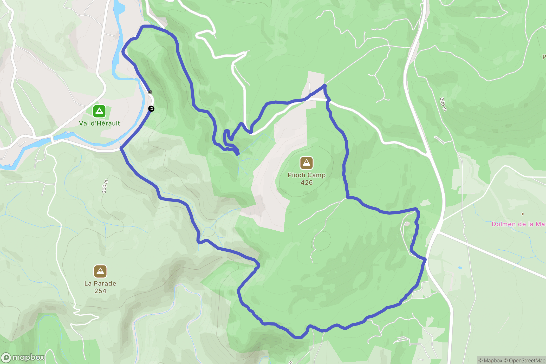Brissac: routekaart voor buitenactiviteiten - France