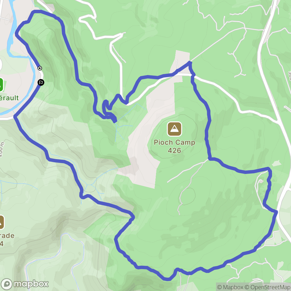 Brissac: routekaart voor buitenactiviteiten - France
