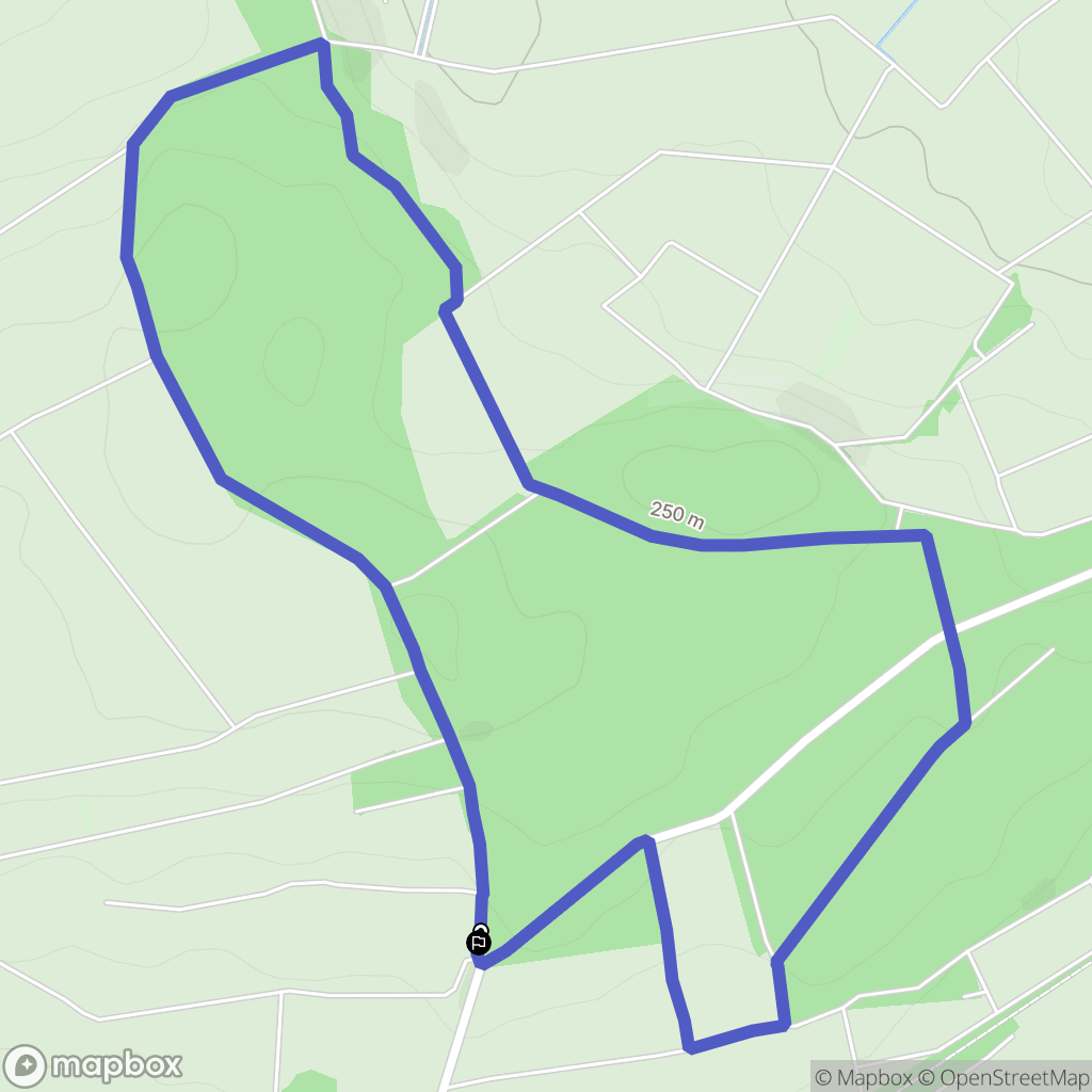 Obermodern-Zutzendorf : carte du parcours de randonnée - France