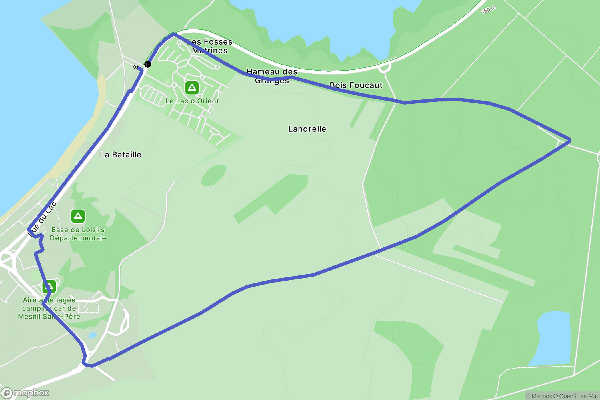 Mesnil-Saint-Père: routekaart voor buitenactiviteiten - France