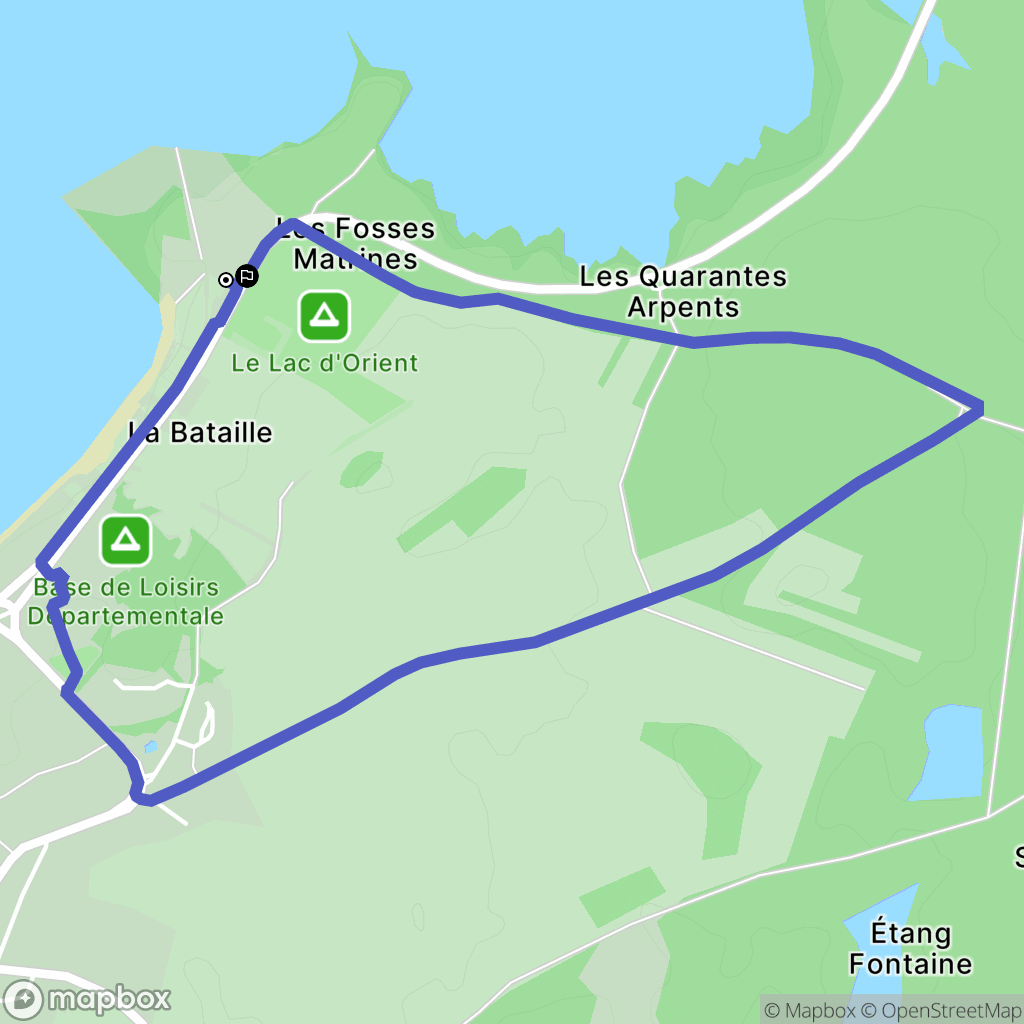 Mesnil-Saint-Père: routekaart voor buitenactiviteiten - France