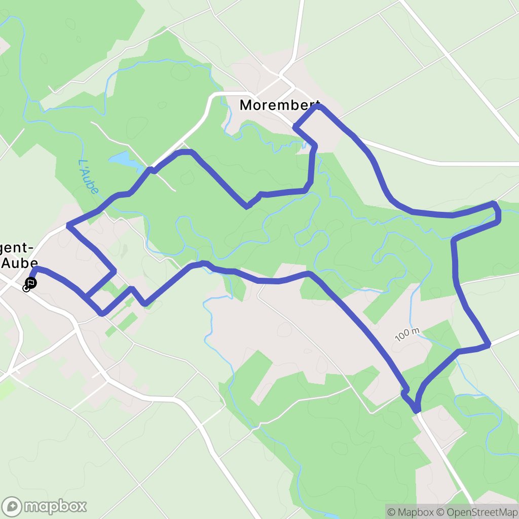 Nogent-sur-Aube: routekaart voor buitenactiviteiten - France