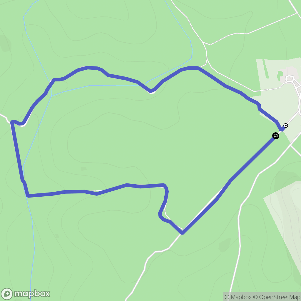 Lisle-sur-Tarn : carte du parcours de randonnée - France
